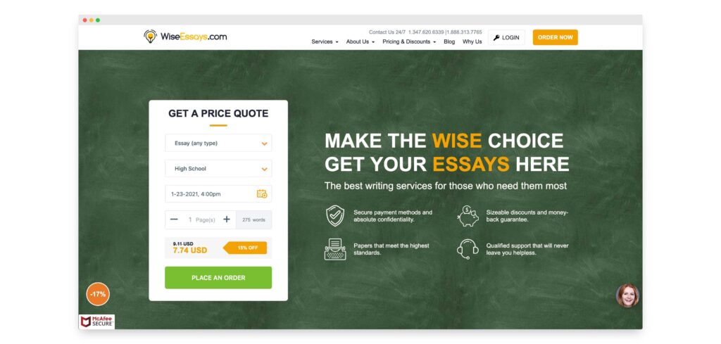 wise essay coupon code