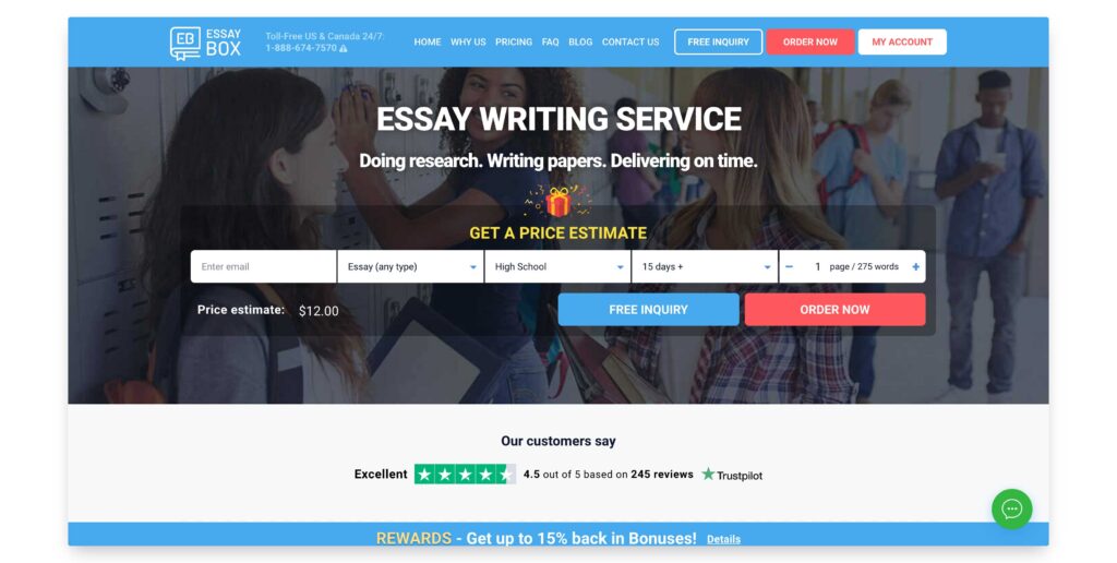 most popular essay writing service